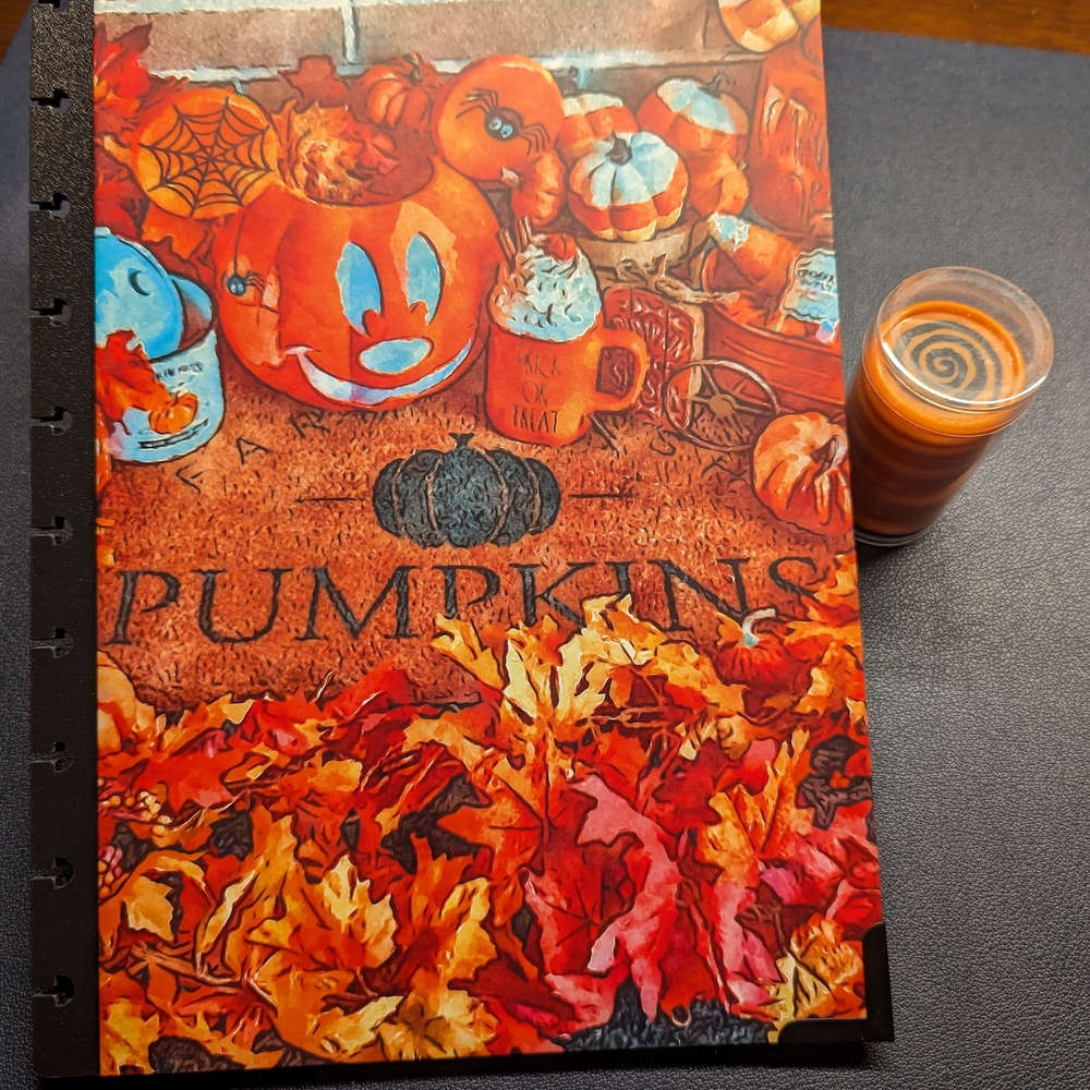 Autumn Pumpkin Themed Notebook
